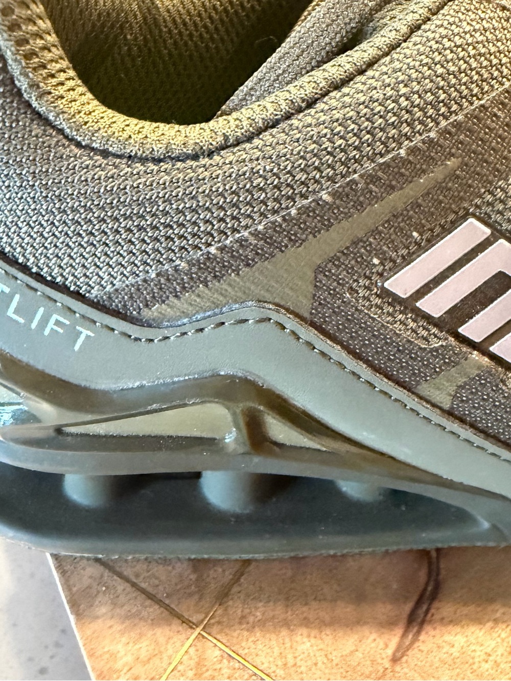 Inov-8 Olive Green Training Sneakers with Strap - Picture 3 of 7